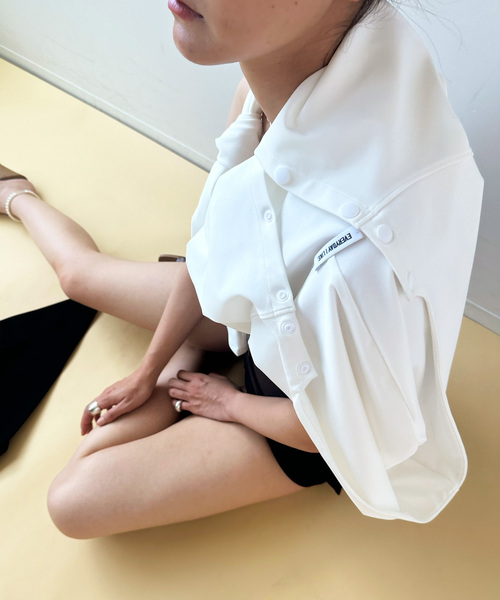 EVERYDAY I LIKE× EDIT. FOR LULUシアークロップドT everyday*LULUクロップドラッシュガード（Tシャツ/カットソー