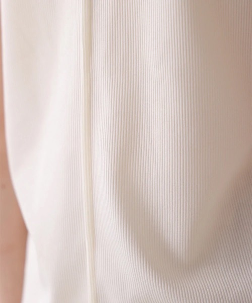 Bab（バブ）の「ロゴプレート付アメスリタンクトップ（タンクトップ・レディース・アイボリー/モカ・FREE）」の14枚目の写真