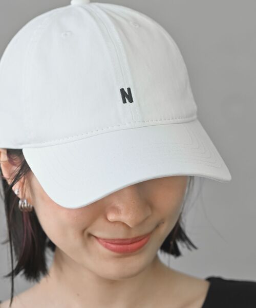 rps（アールピーエス）の「Ｎ刺繍コットンキャップ（キャップ・レディース・オフホワイト/チャコールグレー/ベージュ・フリー）」の5枚目の写真