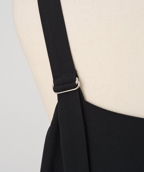 BEARDSLEY（ビアズリー）の「トロミサロペット（サロペット/オーバーオール・レディース・ブラック・FREE）」の8枚目の写真