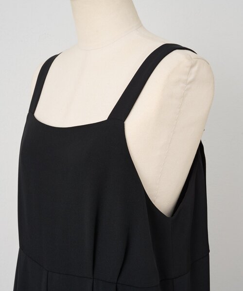 BEARDSLEY（ビアズリー）の「トロミサロペット（サロペット/オーバーオール・レディース・ブラック・FREE）」の10枚目の写真