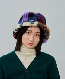 OVERRIDE | OVERRIDE  PATCHWORK FUR BUCKET SGP / オーバーライド(ハット)
