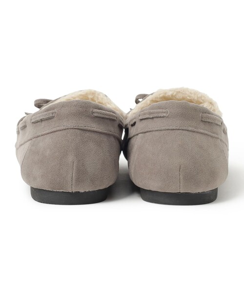 BEAMS HEART（ビームスハート）の「フェイクファー モカシン（モカシン/デッキシューズ・レディース・ブラック/グレー/ベージュ・MEDIUM/SMALL/LARGE）」の7枚目の写真