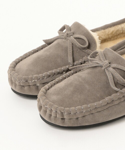 BEAMS HEART（ビームスハート）の「フェイクファー モカシン（モカシン/デッキシューズ・レディース・ブラック/グレー/ベージュ・MEDIUM/SMALL/LARGE）」の9枚目の写真