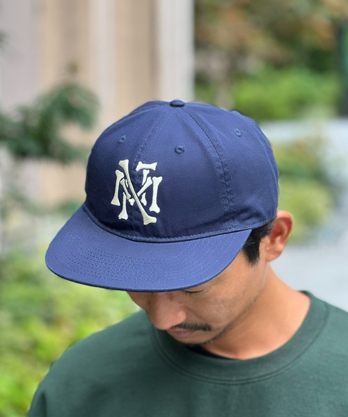 MAGIC NUMBER（マジック ナンバー）の「【MAGIC NUMBER】BONES EMBLEM FLAT VISOR LOW CAP（キャップ・メンズ・バーガンディー/ブラック/ネイビー・FREE）」の2枚目の写真