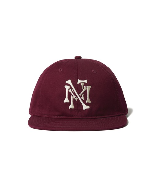 MAGIC NUMBER（マジック ナンバー）の「【MAGIC NUMBER】BONES EMBLEM FLAT VISOR LOW CAP（キャップ・メンズ・バーガンディー/ブラック/ネイビー・FREE）」の6枚目の写真