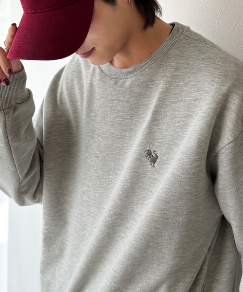 Classical Origin(クラシカルオリジン)の「「背中で魅せる。」ルースターバック刺繍スウェットトレーナー/Rooster Back Embroidered Sweat Trainer(スウェット・メンズ・杢グレー/ブラック・LARGE/MEDIUM/SMALL)」の9枚目の写真