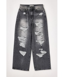 SHEL'TTER ORIGINAL（シェルターオリジナル）の「【INSTANTFUNK】ダメージ ワイド デニムパンツ（デニムパンツ）」