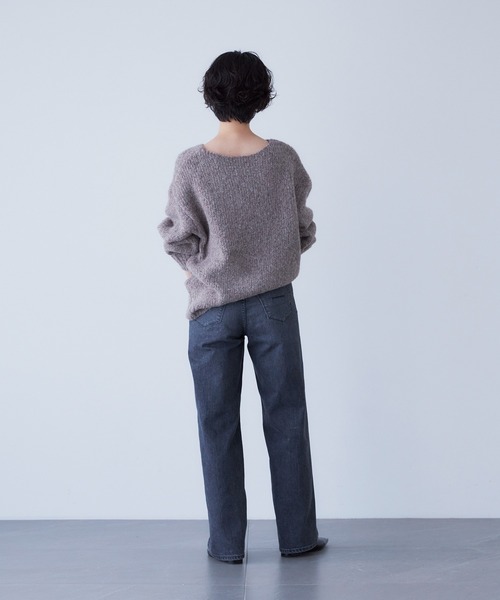 YANUK（ヤヌーク）の「ワイドストレート"LILITH"（デニムパンツ・レディース・グレー・21inch/22inch/23inch/24inch/25inch/26inch/27inch）」の3枚目の写真