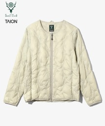 South2 West8（サウスツーウェストエイト）の「【TAION(タイオン)×South2 West8(サウスツーウエストエイト) 】〈ユニセックス〉クルーネック ジップダウンジャケット（ダウンジャケット/コート）」