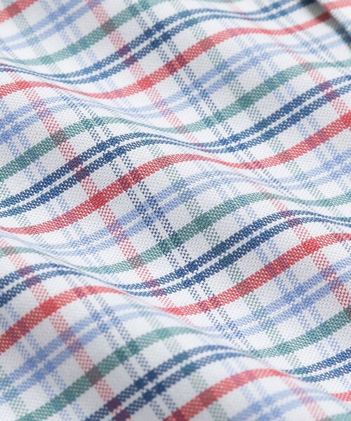 BROOKS BROTHERS(ブルックスブラザーズ)の「ストレッチオックスフォード GFロゴ ショートスリーブ カジュアルシャツ Regular Fit(シャツ/ブラウス・メンズ・ブルー/ネイビー/ホワイト/マルチ・MEDIUM/X-LARGE/LARGE/SMALL)」の8枚目の写真