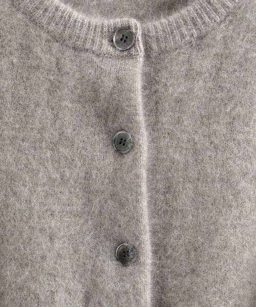 セール】フォックスカシミヤ混 前後2WAYカーディガン / セットアップ