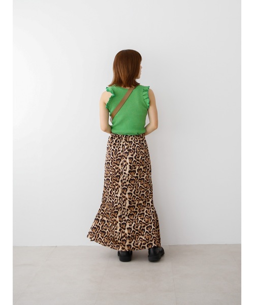 Katrin TOKYO（カトリーントーキョー）の「cup-in summer knit frill tops（その他トップス・レディース・ヘザーグレー/グリーン系/オレンジ・XS/FREE）」の4枚目の写真