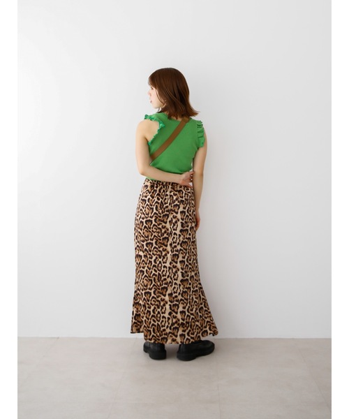 Katrin TOKYO（カトリーントーキョー）の「cup-in summer knit frill tops（その他トップス・レディース・ヘザーグレー/グリーン系/オレンジ・XS/FREE）」の5枚目の写真