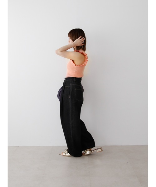 cara by katrin TOKYO チュールトップス cara by katrintokyo bicolor ruffle topsの通販 by nico's shop