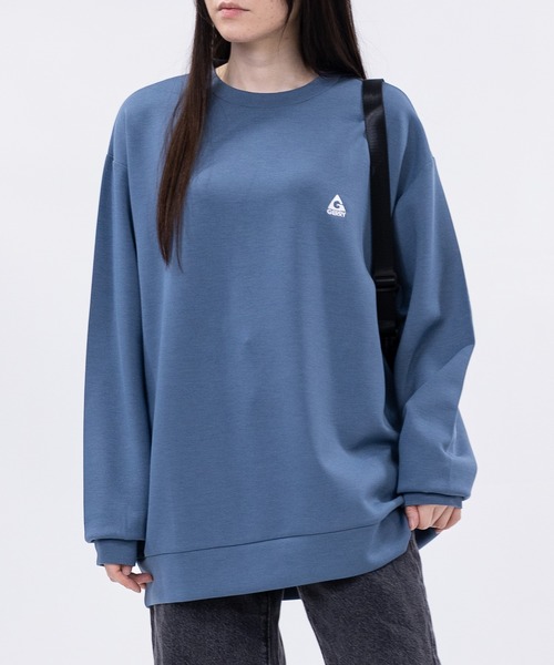 GERRY(ジェリー)の「【ag】〔GERRY/ジェリー〕バックエンボス加工 シルキータッチ クルーネックスウェット(スウェット・メンズ・ホワイト/ブラック/グレイッシュベージュ/ブルー/ブルー系1/グレー系1/グリーン系1/ホワイト系1/ブラック系1・MEDIUM/LARGE)」の22枚目の写真