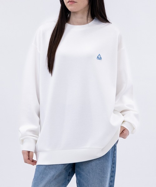 GERRY(ジェリー)の「【ag】〔GERRY/ジェリー〕バックエンボス加工 シルキータッチ クルーネックスウェット(スウェット・メンズ・ホワイト/ブラック/グレイッシュベージュ/ブルー/ブルー系1/グレー系1/グリーン系1/ホワイト系1/ブラック系1・MEDIUM/LARGE)」の10枚目の写真