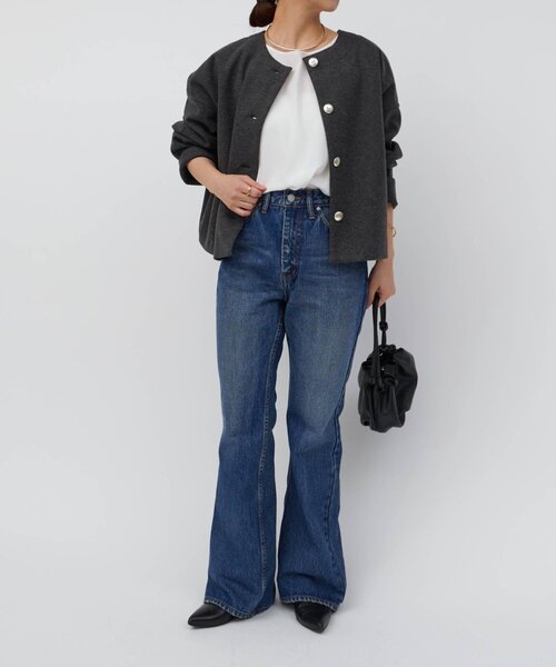 LIVETART（リヴェタート）の「フレアジーンズ（デニムパンツ・レディース・ブルー・1/0）」の16枚目の写真