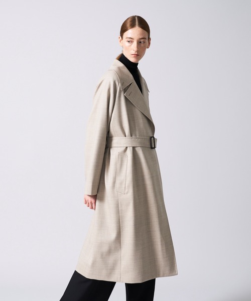 Mackintosh(マッキントッシュ)の「BELTED LAGGAN LDS(トレンチコート・レディース・ベージュ・4/6/8)」の7枚目の写真