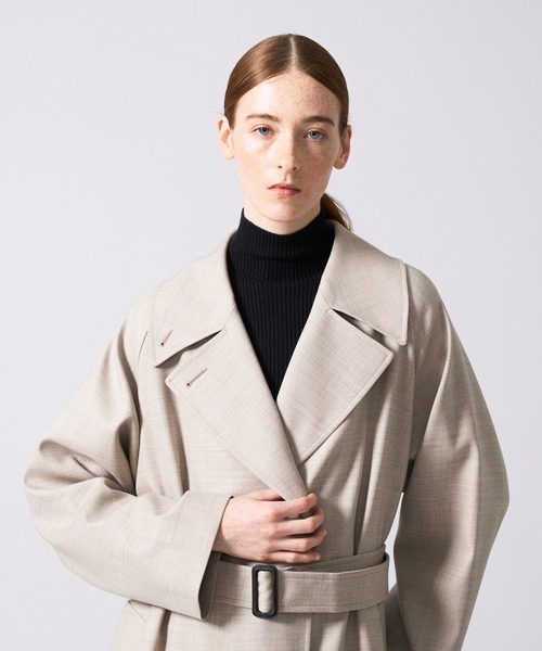 Mackintosh(マッキントッシュ)の「BELTED LAGGAN LDS(トレンチコート・レディース・ベージュ・4/6/8)」の8枚目の写真