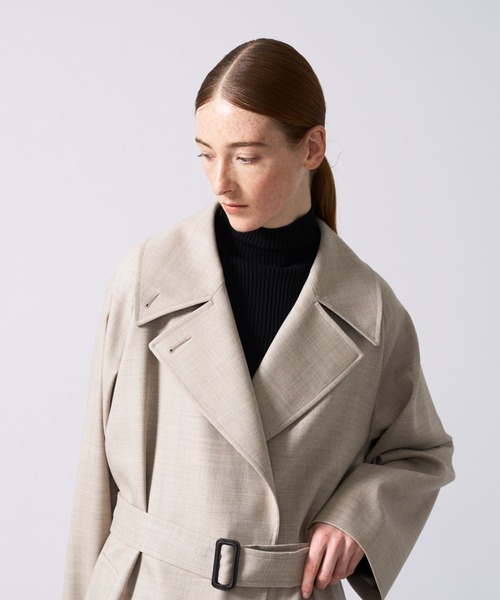 Mackintosh(マッキントッシュ)の「BELTED LAGGAN LDS(トレンチコート・レディース・ベージュ・4/6/8)」の9枚目の写真