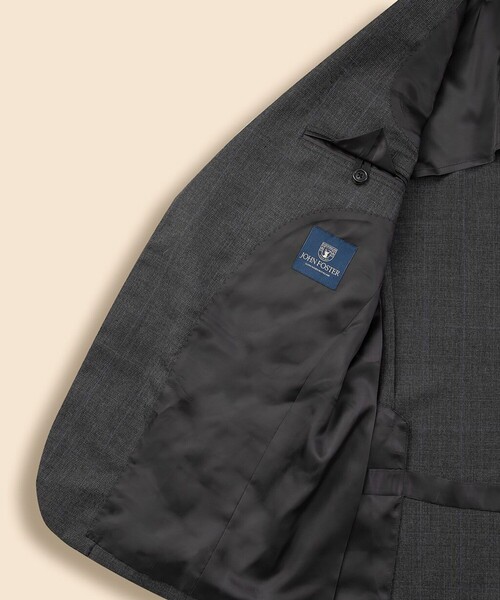 BROOKS BROTHERS(ブルックスブラザーズ)の「ウール オーバーブルペイン グレンチェック シングル2釦スーツ Classic(セットアップ・メンズ・グレー・39SHT/40SHT/42SHT/38SHT)」の6枚目の写真
