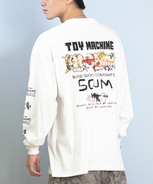 TOY MACHINE | TOY MACHINE/トイマシーン 長袖 Tシャツ ロンT バックプリント 袖プリント ロゴ オーバーサイズ LIVING FIST LONG TEE MTMFFLT1(Tシャツ/カットソー)
