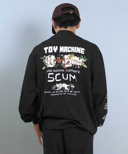 TOY MACHINE(トイ マシーン)の「TOY MACHINE/トイマシーン 長袖 Tシャツ ロンT バックプリント 袖プリント ロゴ オーバーサイズ LIVING FIST LONG TEE MTMFFLT1(Tシャツ/カットソー・メンズ・ホワイト/ブラック/オレンジ・XL/L/M)」の15枚目の写真