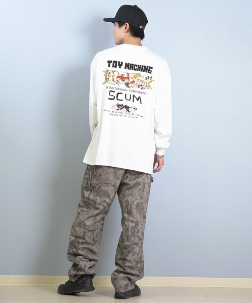 TOY MACHINE(トイ マシーン)の「TOY MACHINE/トイマシーン 長袖 Tシャツ ロンT バックプリント 袖プリント ロゴ オーバーサイズ LIVING FIST LONG TEE MTMFFLT1(Tシャツ/カットソー・メンズ・ホワイト/ブラック/オレンジ・XL/L/M)」の12枚目の写真
