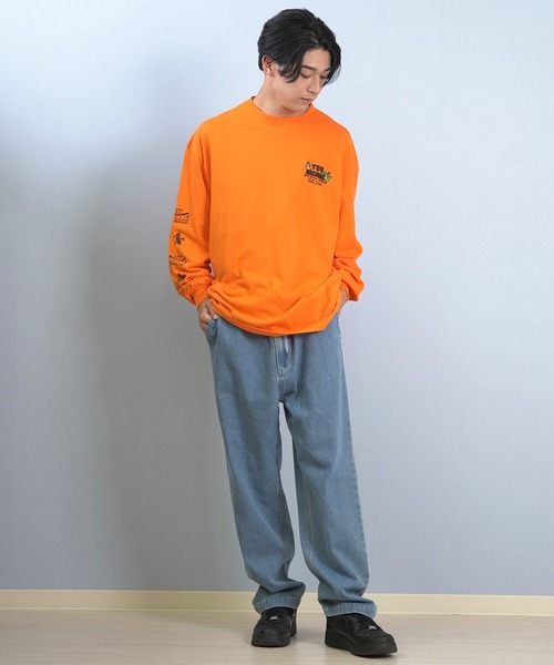 TOY MACHINE(トイ マシーン)の「TOY MACHINE/トイマシーン 長袖 Tシャツ ロンT バックプリント 袖プリント ロゴ オーバーサイズ LIVING FIST LONG TEE MTMFFLT1(Tシャツ/カットソー・メンズ・ホワイト/ブラック/オレンジ・XL/L/M)」の21枚目の写真