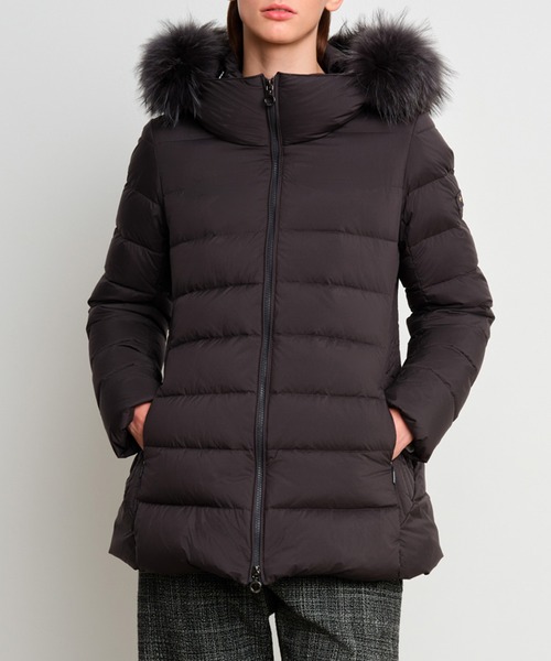 TATRAS タトラス　OLSAVA オルサバ　ダウン　ナイロン　黒　2 TATRAS OLSAVA オルサバ ダウンジャケット ショート〜ミドル丈