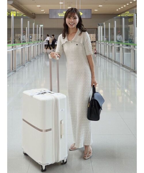 セール】【POLO BCSコラボ】カラーネックメランジケーブルニット