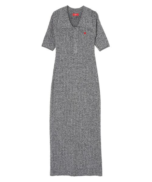 POLO BCS（ポロ ビーシーエス）の「【POLO BCSコラボ】カラーネックメランジケーブルニットワンピース（ワンピース・レディース・ブラック/レッド/ベージュ・SMALL/MEDIUM）」の11枚目の写真