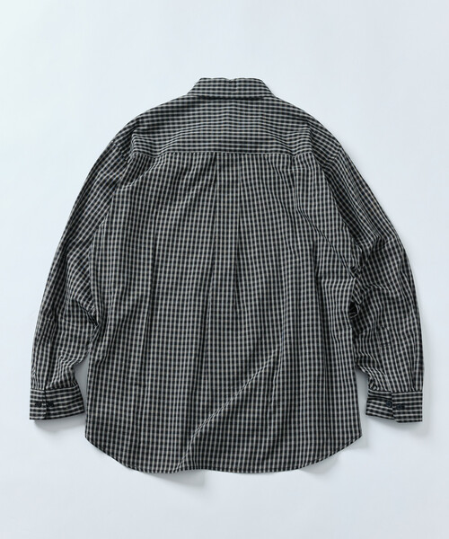 FREAK'S STORE（フリークスストア）の「限定展開 Relax Fit リラックスフィット クラシックパターン レギュラーカラーシャツ / チェック柄 / ストライプ柄（シャツ/ブラウス・メンズ・ブラウン系その他/ブラック/ブルー/チャコールグレー/ネイビー/ベージュ/グリーン/ブラウン/ホワイト/ブルー系その他・LARGE/MEDIUM/SMALL）」の22枚目の写真