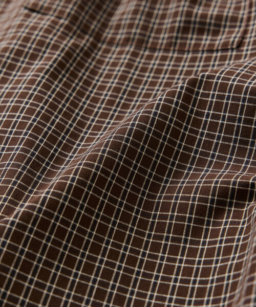 FREAK'S STORE（フリークスストア）の「限定展開 Relax Fit リラックスフィット クラシックパターン レギュラーカラーシャツ / チェック柄 / ストライプ柄（シャツ/ブラウス・メンズ・ブラウン系その他/ブラック/ブルー/チャコールグレー/ネイビー/ベージュ/グリーン/ブラウン/ホワイト/ブルー系その他・LARGE/MEDIUM/SMALL）」の16枚目の写真