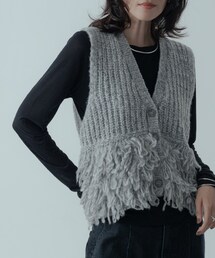 GALLEST | Vネックループニットベスト(ベスト)