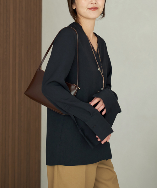 セール】《追加》R'IAM ノーカラーシャツ（シャツ/ブラウス）｜Plage