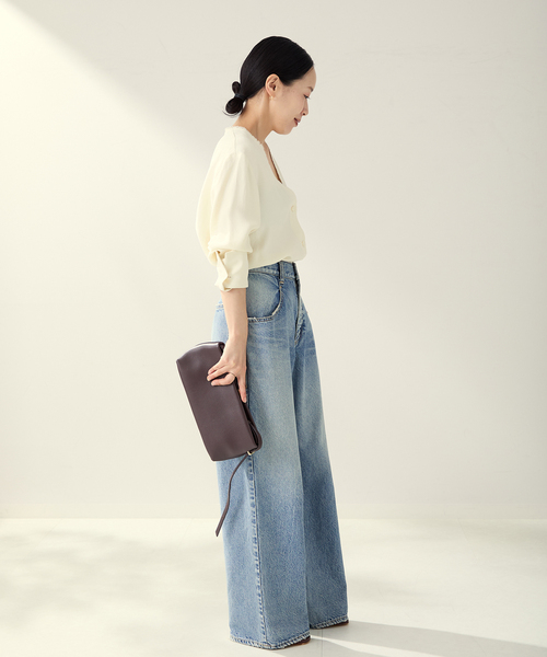 追加》R'IAM ノーカラーシャツ（シャツ/ブラウス）｜Plage