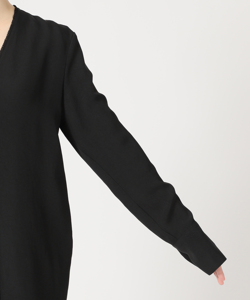 plage（プラージュ）の「《追加》R’IAM ノーカラーシャツ（シャツ/ブラウス・レディース・アイボリー/ブラック・FREE）」の13枚目の写真