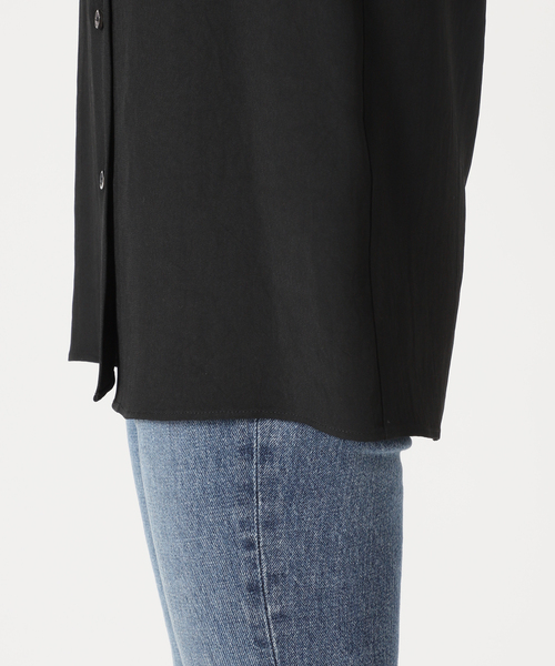 plage（プラージュ）の「《追加》R’IAM ノーカラーシャツ（シャツ/ブラウス・レディース・アイボリー/ブラック・FREE）」の15枚目の写真