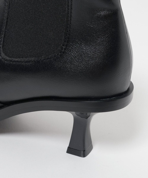 eL(エル)の「【eL】Punching Leather Heel Boots/588030(ブーツ・レディース・ブラック/ブラウン・MEDIUM/LARGE)」の15枚目の写真
