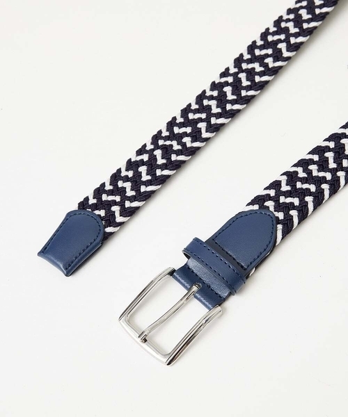 MK MICHEL KLEIN HOMME （エムケーミッシェルクランオム）の「ゴムメッシュベルト（ベルト・レディース・ブラック/ネイビー/グレー・ONESIZE）」の6枚目の写真
