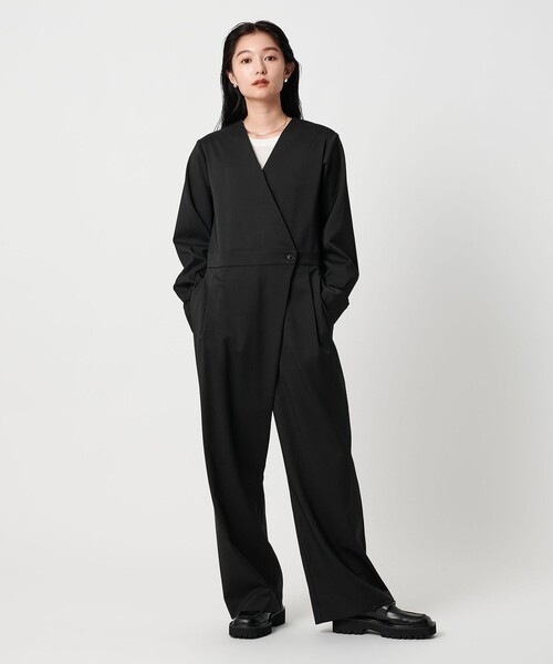 マルゥユナイテッドアローズ　オールインワン　ブラック　34 MARW UNITED ARROWS（マルゥ ユナイテッドアローズ）の「＜MARW