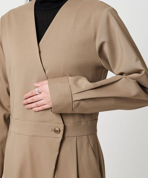 MARW UNITED ARROWS オールインワン ベージュ MARW UNITED ARROWS オールインワン 「MARW ARROWS」Vネック ラップ