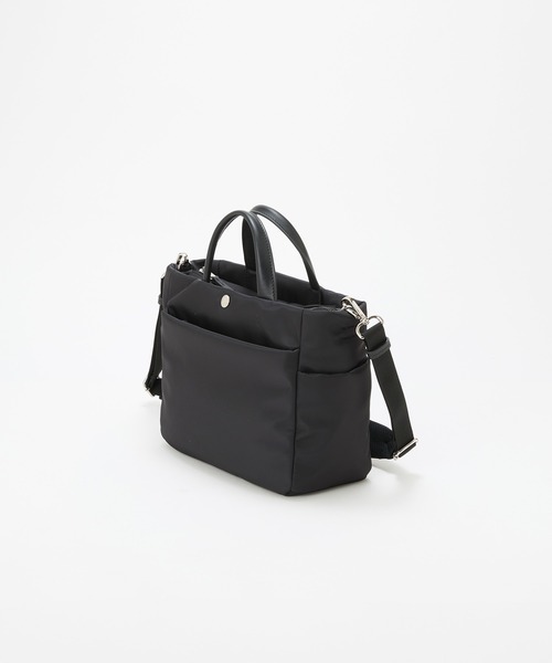 Breath TOPKAPI（ブレストプカピ）の「【Breath TOPKAPI】ナイロン 多機能 2way トートバッグ / 撥水（トートバッグ・レディース・ブラック/キャメル・FREE）」の6枚目の写真