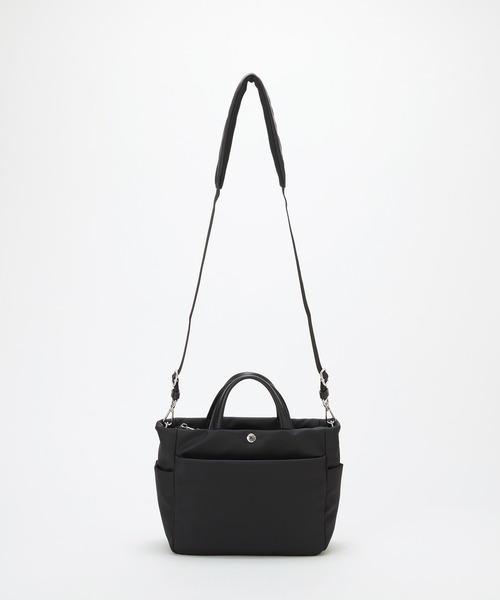 Breath TOPKAPI（ブレストプカピ）の「【Breath TOPKAPI】ナイロン 多機能 2way トートバッグ / 撥水（トートバッグ・レディース・ブラック/キャメル・FREE）」の11枚目の写真