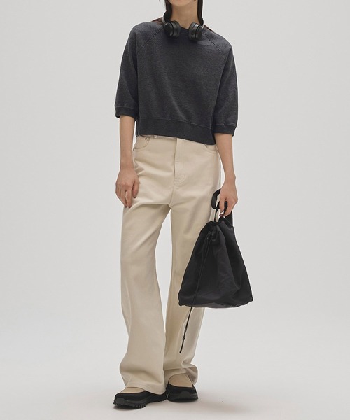 TODAYFUL/トゥデイフル】Halfsleeve Sweat Pullover/ハーフスリーブ