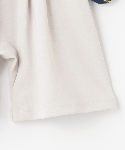 petit main（プティマイン）の「BOYS袴カバーオール（ロンパース・キッズ・ベージュ/ネイビー・70cm/80ｃｍ/60cm）」の6枚目の写真