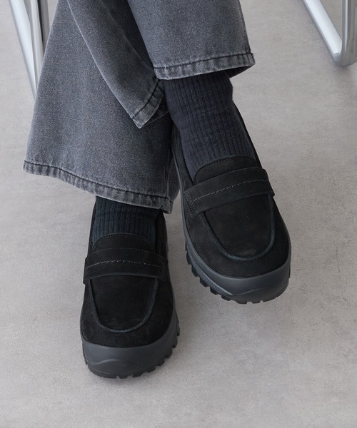 PADRONE(パドローネ)の「【PADRONE】884C Vibram LOAFER TK8840-2009-25C(ローファー・メンズ・ブラック・41/42/40)」の1枚目の写真