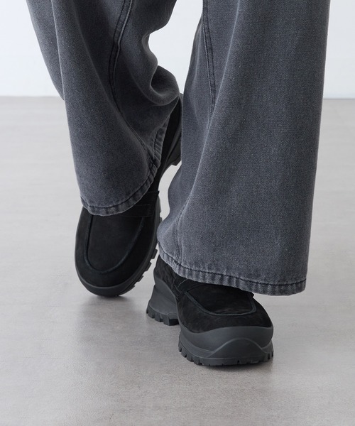 PADRONE(パドローネ)の「【PADRONE】884C Vibram LOAFER TK8840-2009-25C(ローファー・メンズ・ブラック・41/42/40)」の2枚目の写真